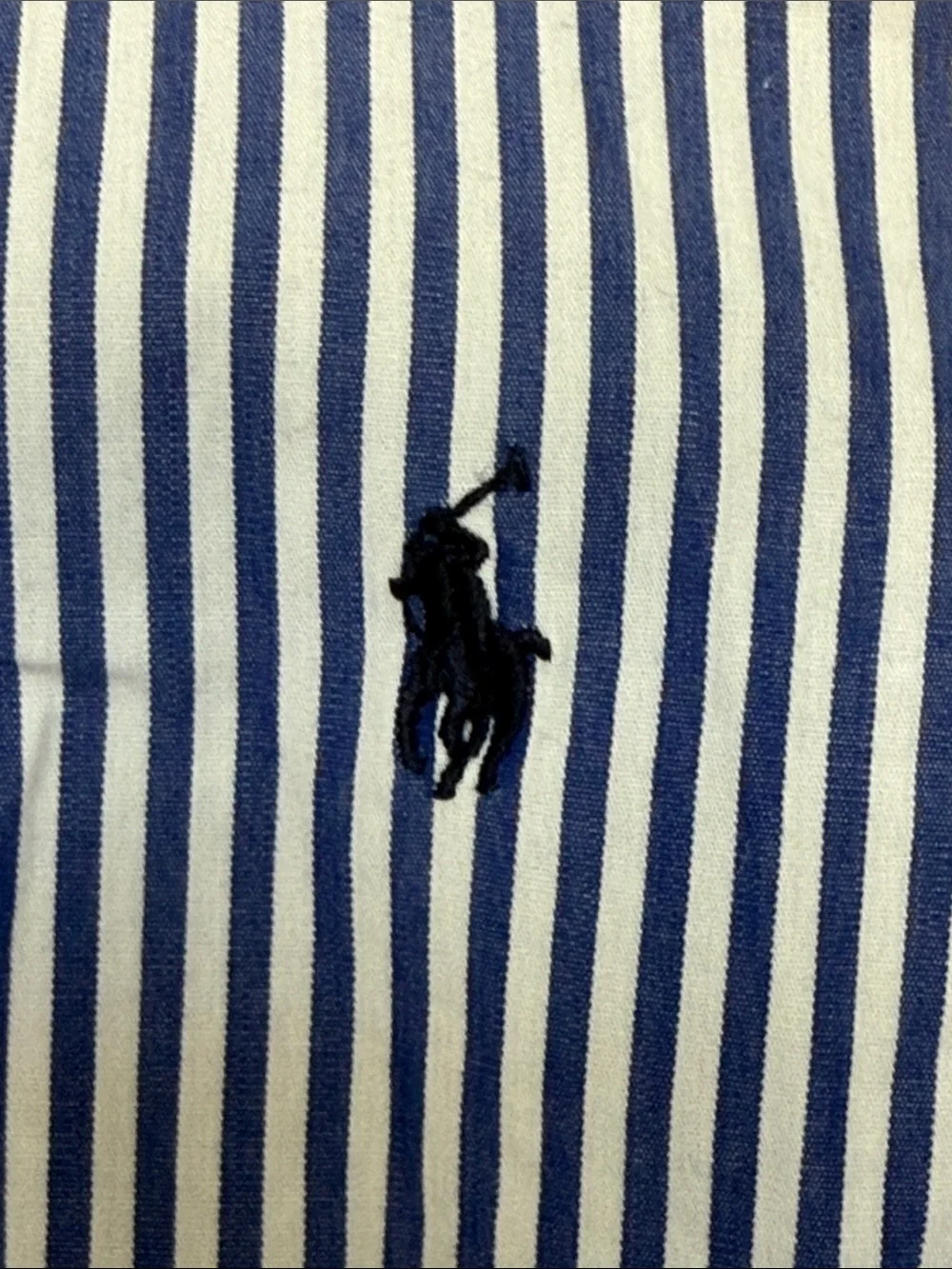 Boys Ralph Lauren Classic Stripe Button-Down Shirt - Blue/White size 4T